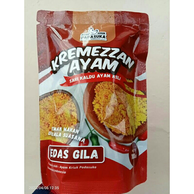 

kremezzan ayam instan PADASUKA pedas gila pouch