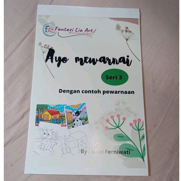 

buku ayo mewarnai seri 3,4,5 dgn hasil hasil warna