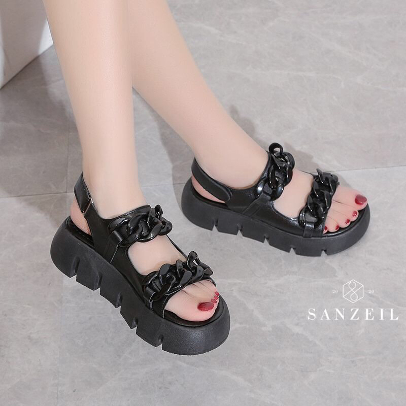 SG12290 syafniegalery Sanzeil Levia Original Brand wedges import wanita