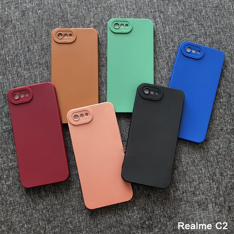 Softcase Realme 5 Realme 5S Realme 5i Realme 6i Realme C3 Realme C2 Realme C1 Realme 2 Pro Realme U1 Case 3D Pro Camera Gel Silika Casing