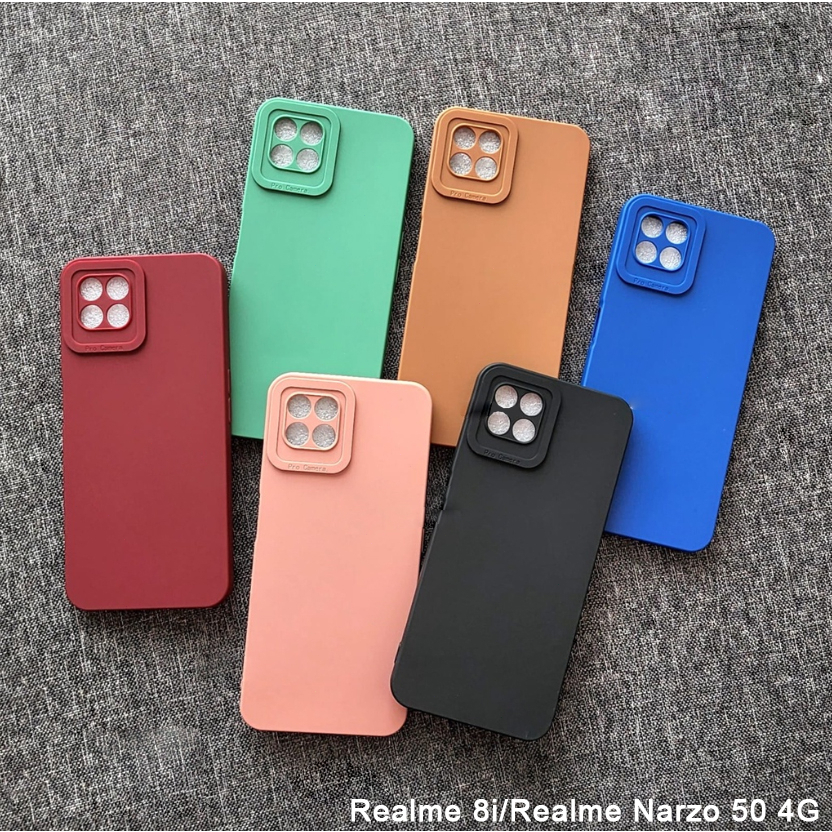 Softcase Realme 7i Realme C17 Realme 8 Realme 8 4G Realme 8 5G Realme 8 Pro Realme 8i Case 3D Pro Camera Gel Silika Casing