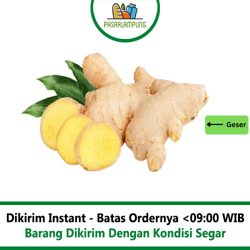 Jahe Putih Segar 250 Gram Pasar Lampung