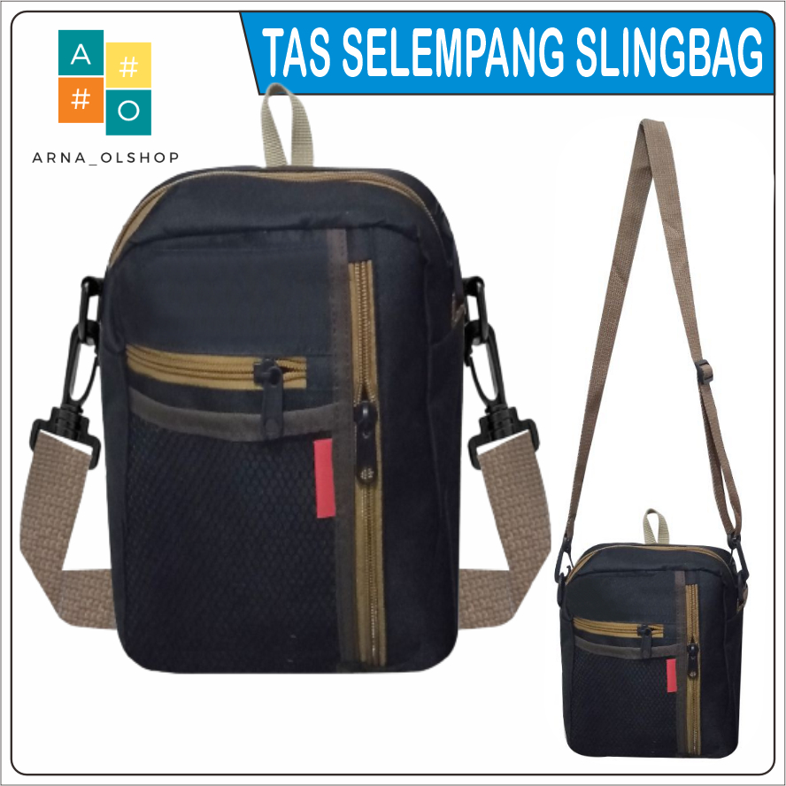 Tas Selempang Bahu Pria Slingbag Multifungsi