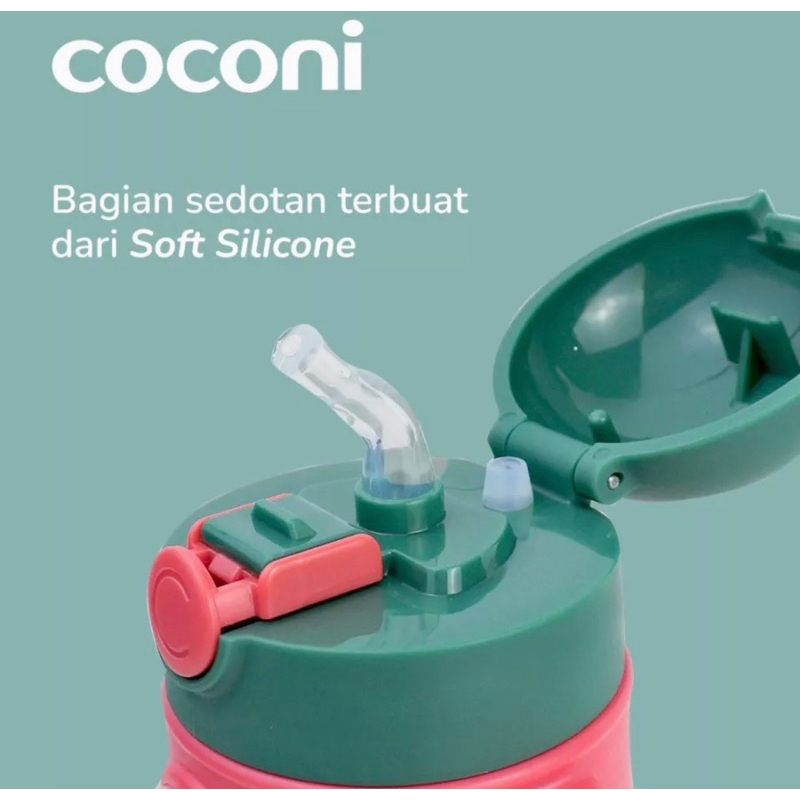 Coconi Stainlees Steel Bottle 240 ml Sippy Cup Stainless Botol Minum Anak