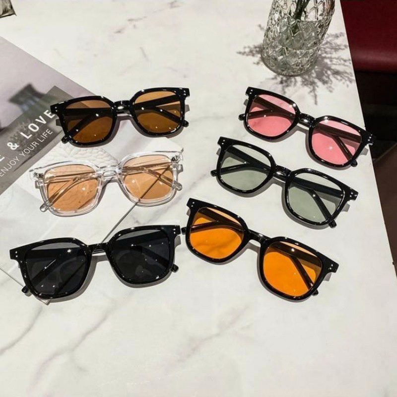 Kacamata Wanita Pria Optik Anti Sunglass Dengan Fashion Sunglasses Kacamata Hitam-Won