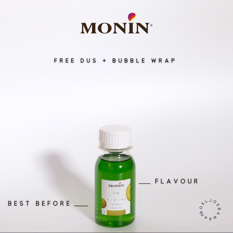 Monin Kiwi Syrup Repack [30, 50, 100] g