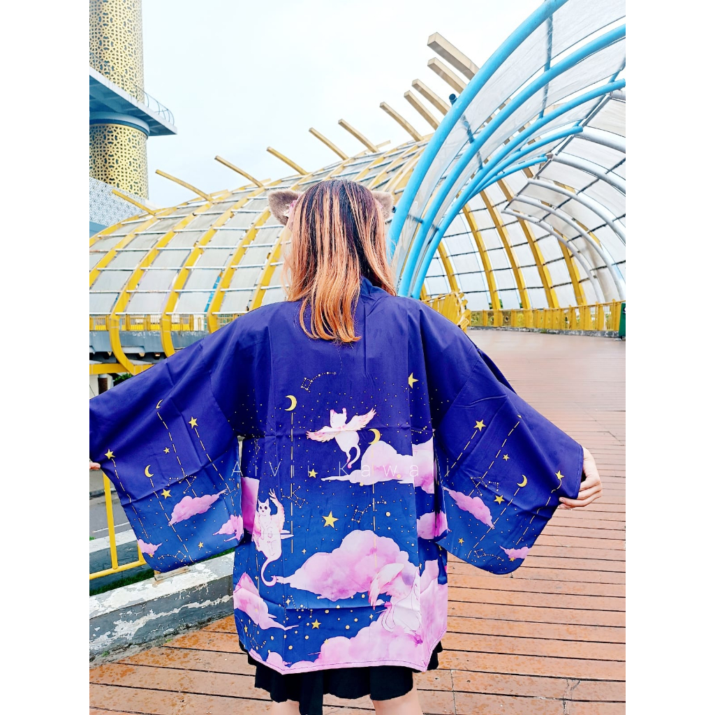 CARDIGAN KIMONO STARRY LOLITA NEKO