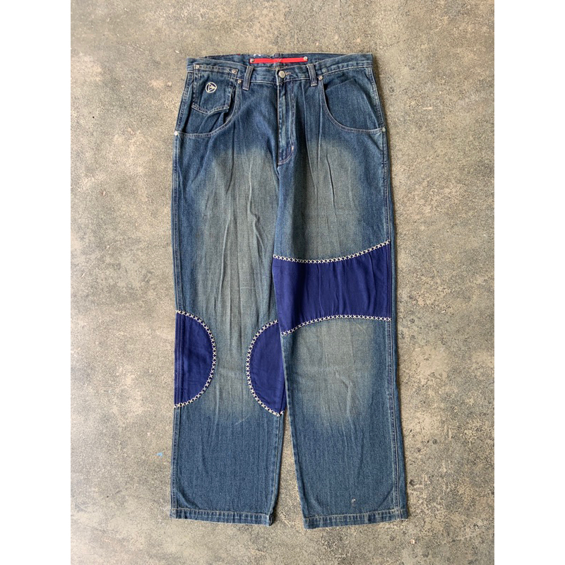 Japan Jeans Vokal Patchwork Denim Pants