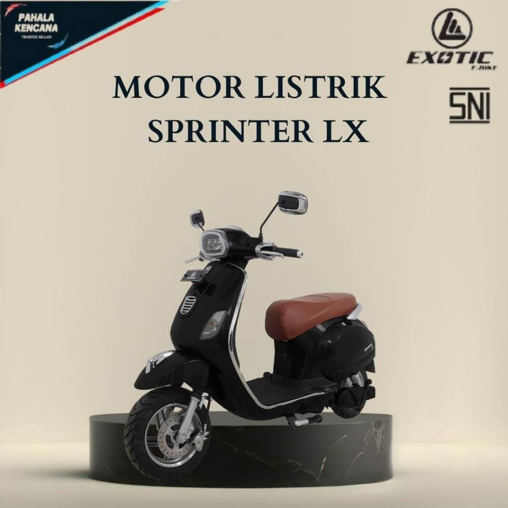 Sepeda Motor Listrik Vespa Listrik Sprinter LX Pacific Exotic