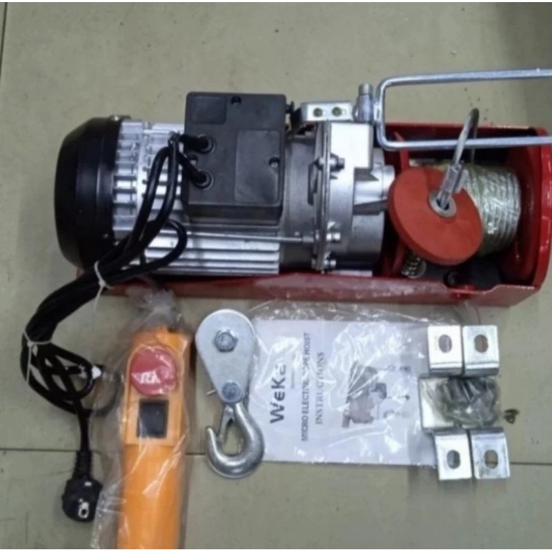 electric hoist mini PA800 x 12 meter weka germany katrol chain hoist mini