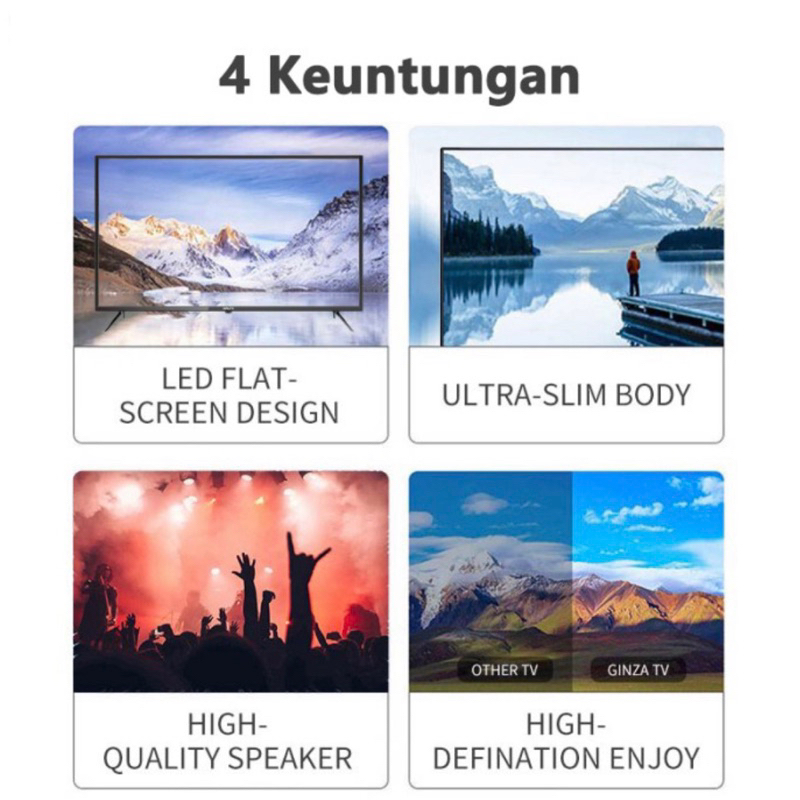 AMEX DIGITAL LED TV Full HD 32 Inch - Televisi HD HDMI USB 32&quot; Tidak  Perlu STB