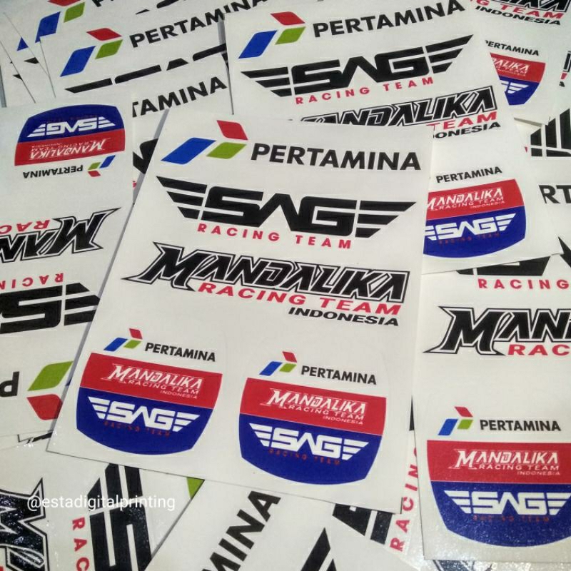 STIKER MANDALIKA RACING TEAM.
