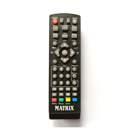 REMOTE STB MATRIX APPLE KUNING - MATRIX GARUDA SET TOP BOX