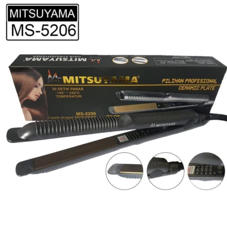 COD ALAT CATOKAN RAMBUT  MITSUYAMA MS-5206 ORIGINAL CATOKAN MURAH CURLY BLOW LURUS