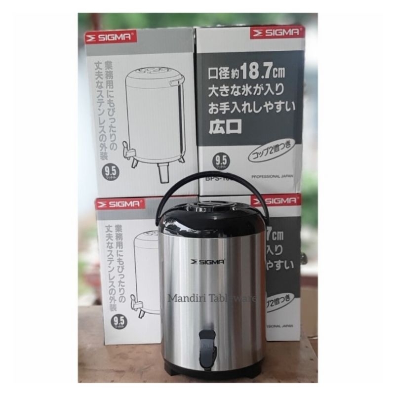 Dispenser Termos Sigma Water Jug 9,5 Liter | Panas | Dingin