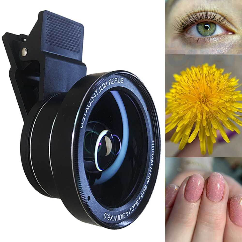 Lensa Smartphone 2 in 1 Wide Angle 0.6X Macro 15X TKS37