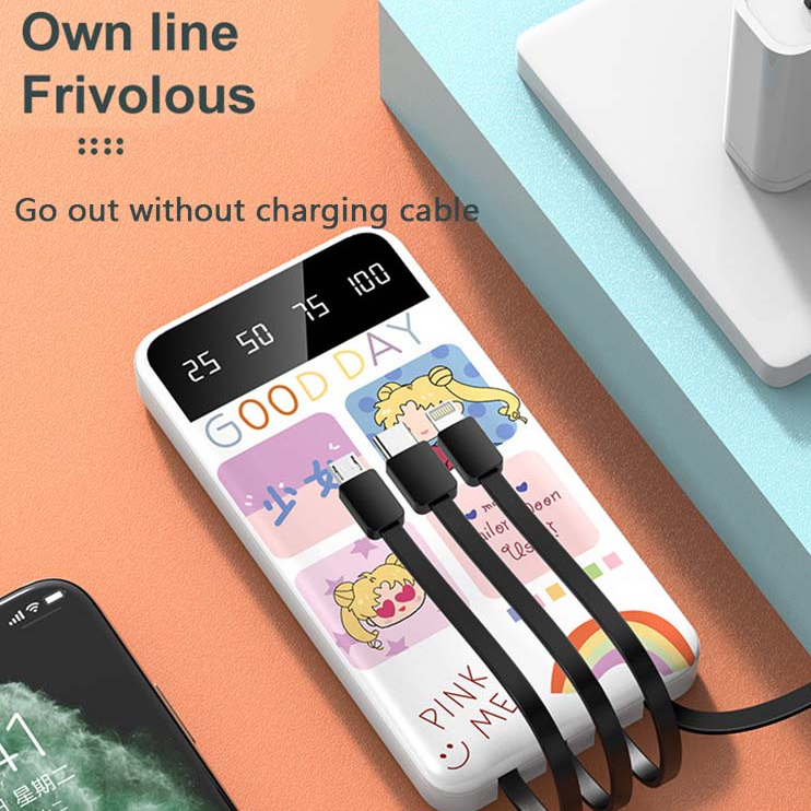 PowerBank Mini 15000mAH Power Bank 4 Kabel Power. Bank XIAOMI Powet Bank TYPE C Powerbeng IOS MICRO Pawerbank ANDROID Own Line Fast Charging Minipowerbank IPHONE 11/12/13/14 PRO MAX SUMSUNG VIVO OPPO HUAWEI Pawer Bank Murah mini Bisa Dibawa Naik Pesawat