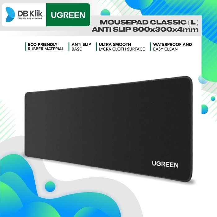 Mousepad UGreen 90677 Classic L Anti Slip 800x300x4mm- Mouse Pad 90677