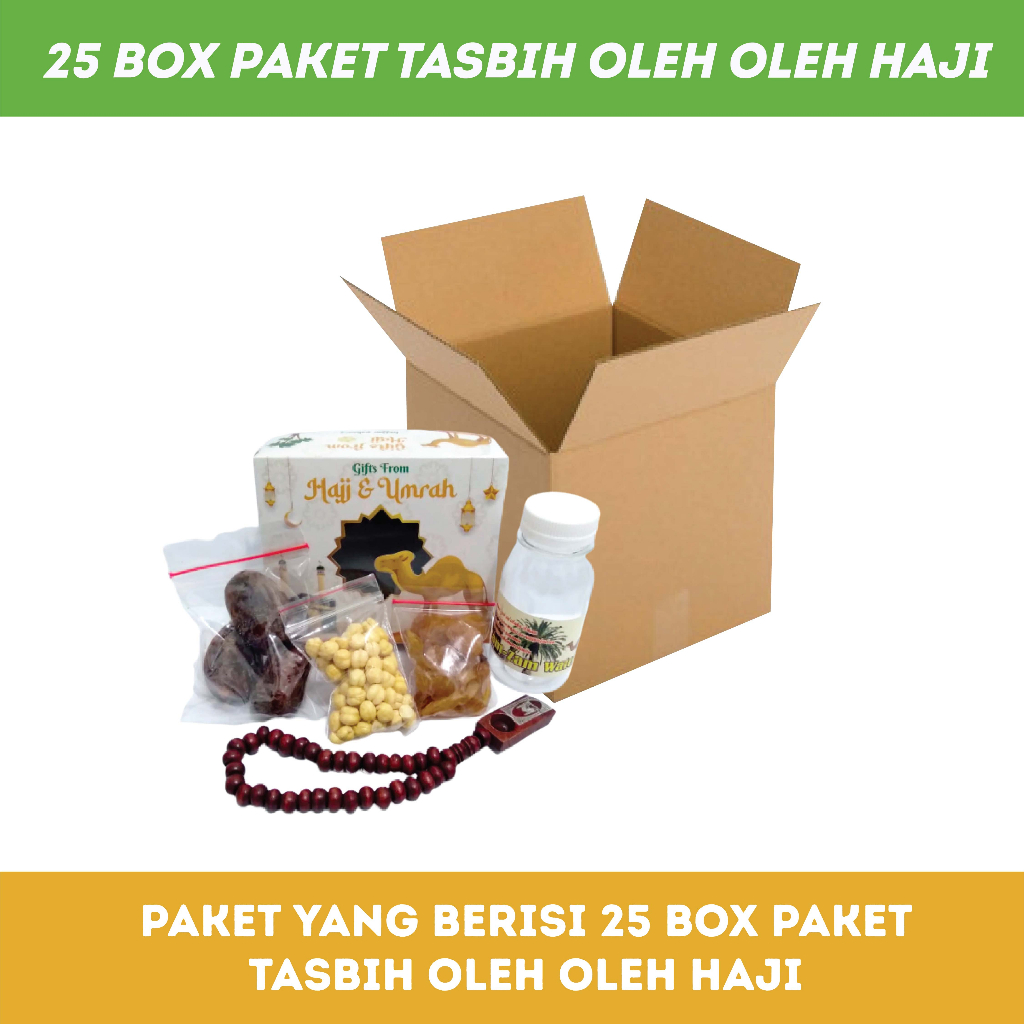 Paket Oleh-oleh Haji dan Umroh harga Hemat 25 pcs