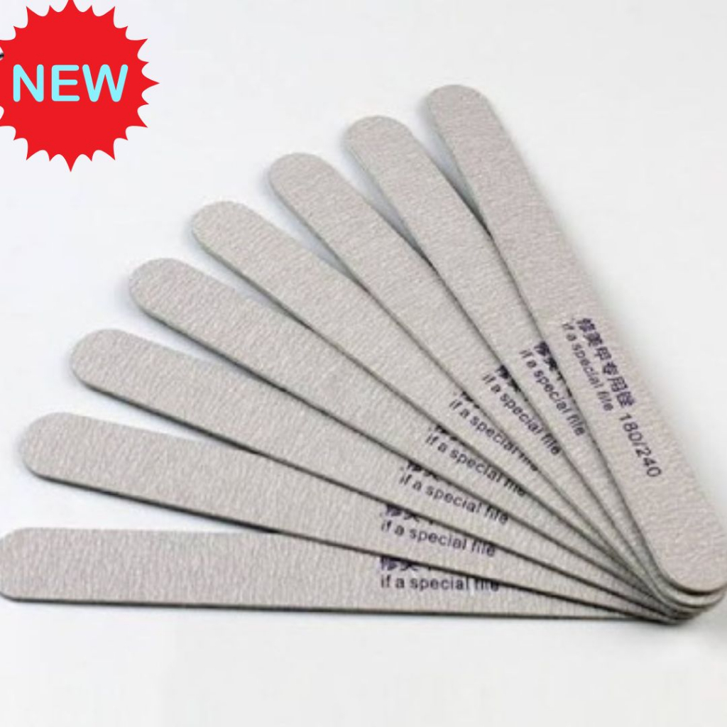 BFA016 NAIL FILE 100/180 TIPIS / kikir kuku tipis emery board pedicure / ASAH KUKU NAIL SHAPING / Nail Buffer / Pengikis Kuku / Nail Art Tools / MANICURE BUFFER PEDICURE TOOLS