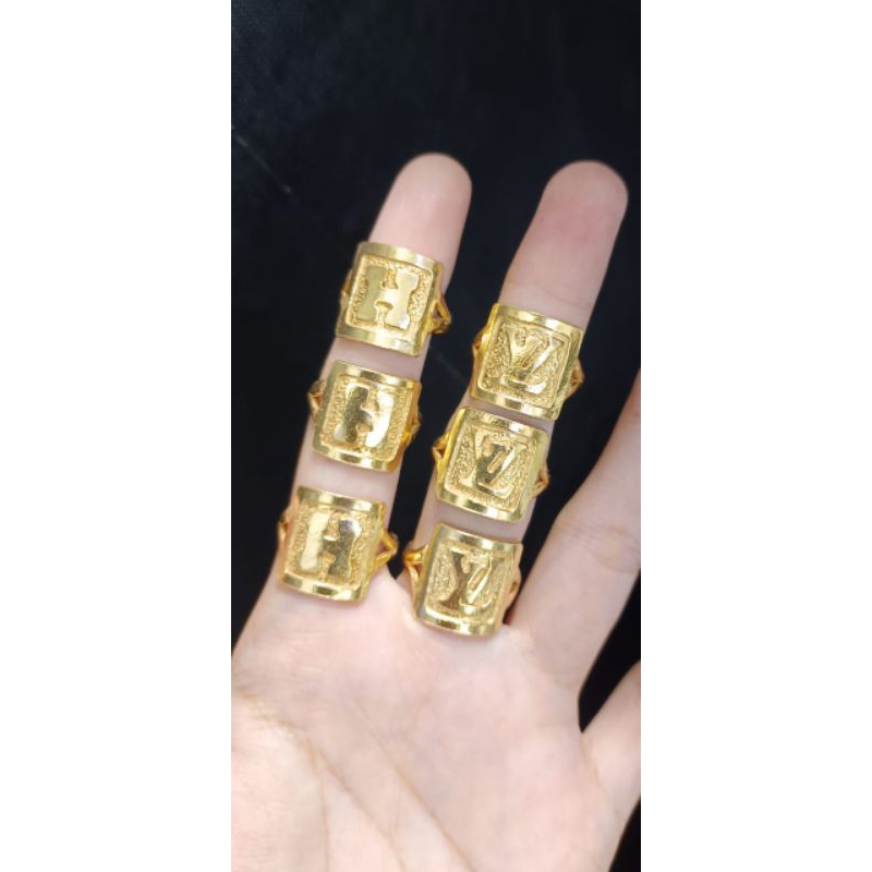 cincin sepuh sepuhan warna emas