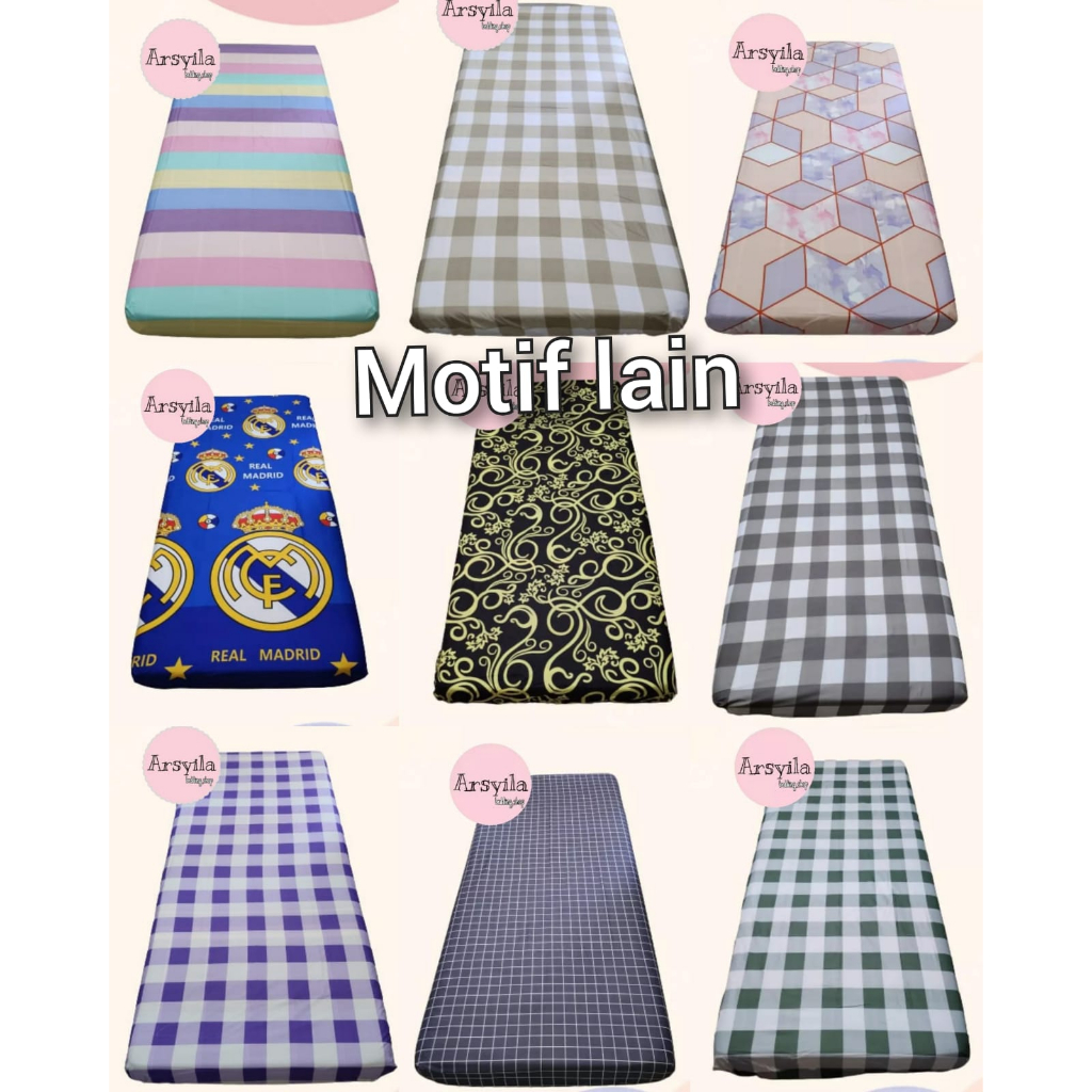 Premium Sarung Kasur Busa Resleting90*200*10/ 100*200*10/120*200*10