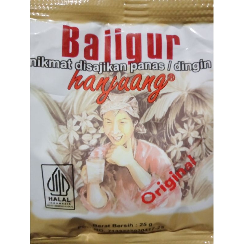 

bajigur hanjuang original per renceng isi 5 sachet