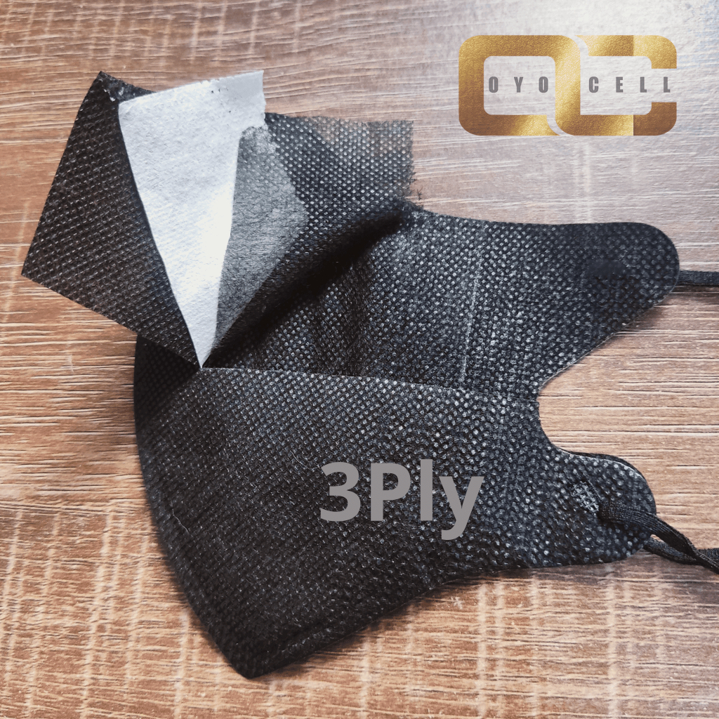 Masker Duckbill Polos Facemask 3 Ply isi 50 Pcs