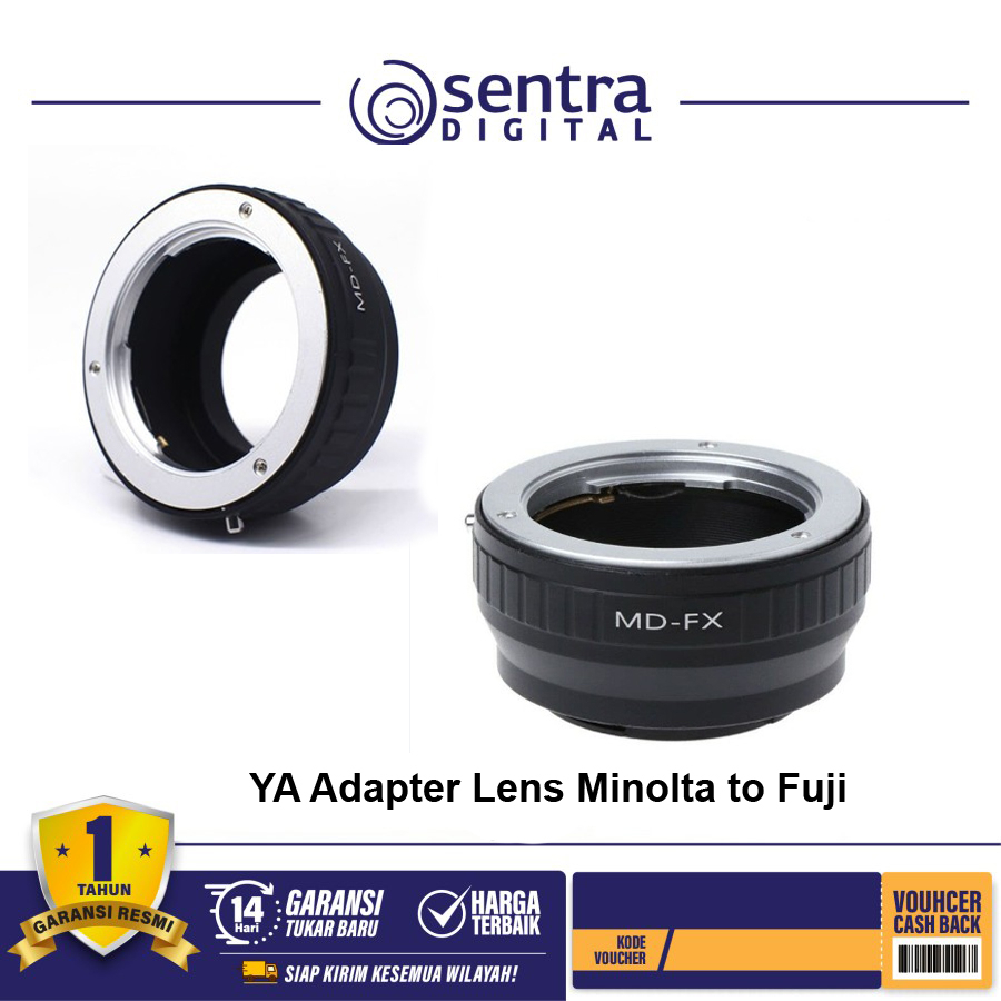 Adapter Minolta to Fuji, lensa Minolta ke fuji