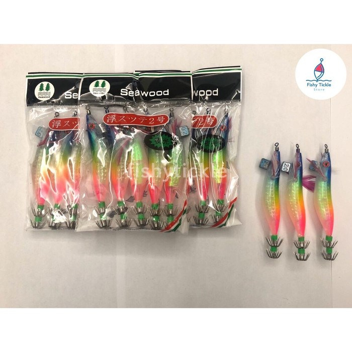 Umpan Cumi Bentuk Udang Kecil Merk Seawood