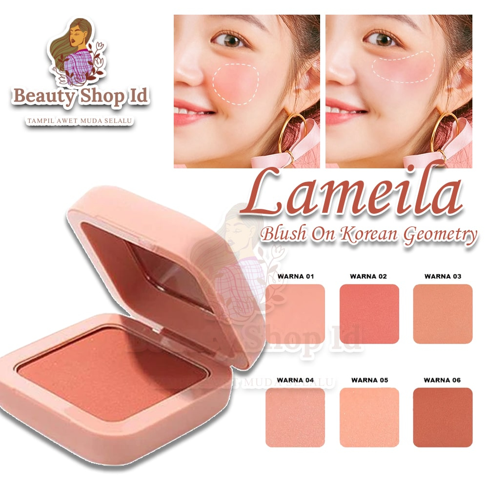 Beauty Jaya - Lameila 3042 Blush On Perona Pipi / Lameila Candy Natural Orange Rouge Blush On 3042