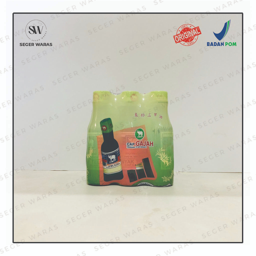 PER ½ LUSIN Minyak Telon 100K Cap Gajah (50ml) minyak bayi