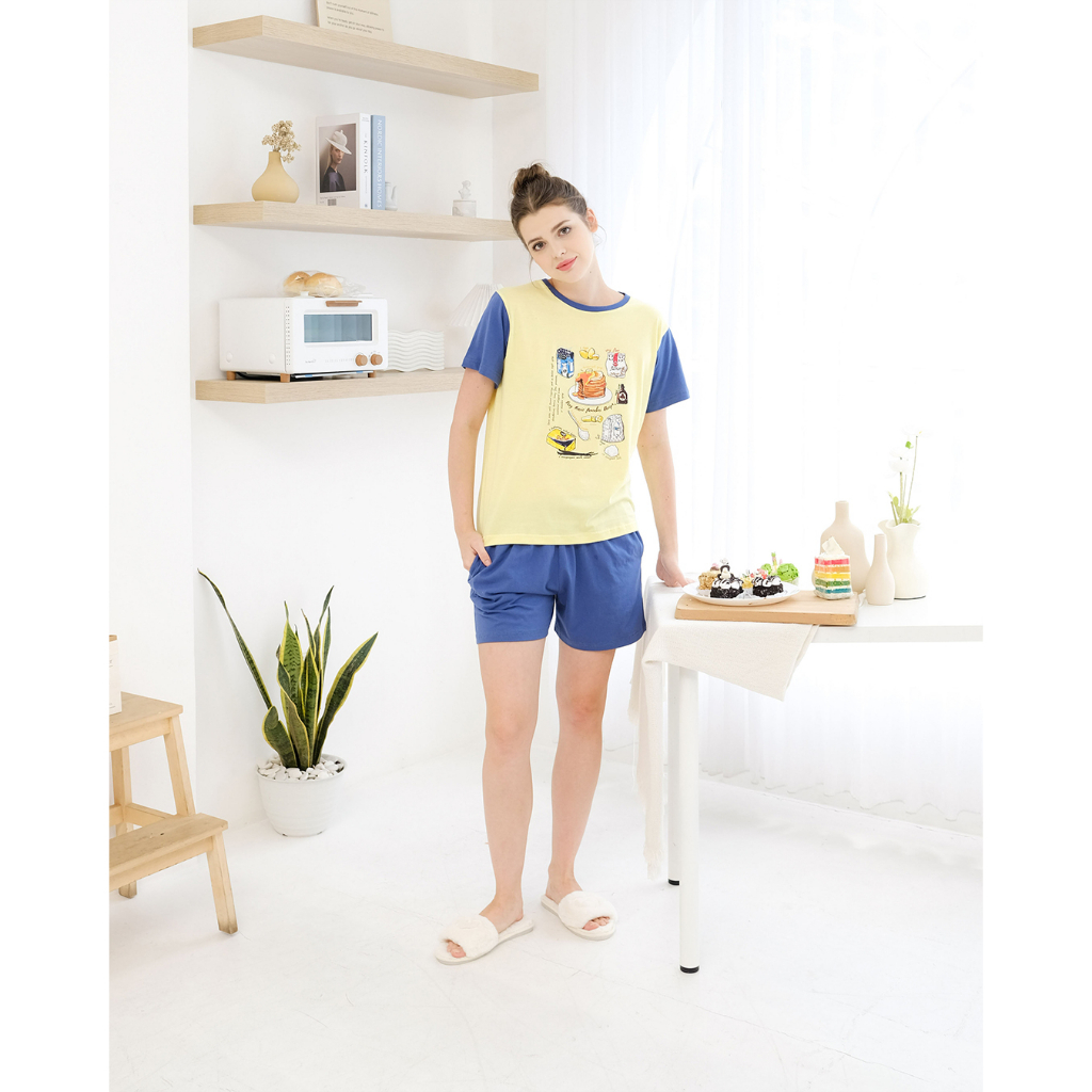 Cielyn - Cammy T-shirt Set - Couple Kids - Cotton Combed - Patisserie- Set Wanita