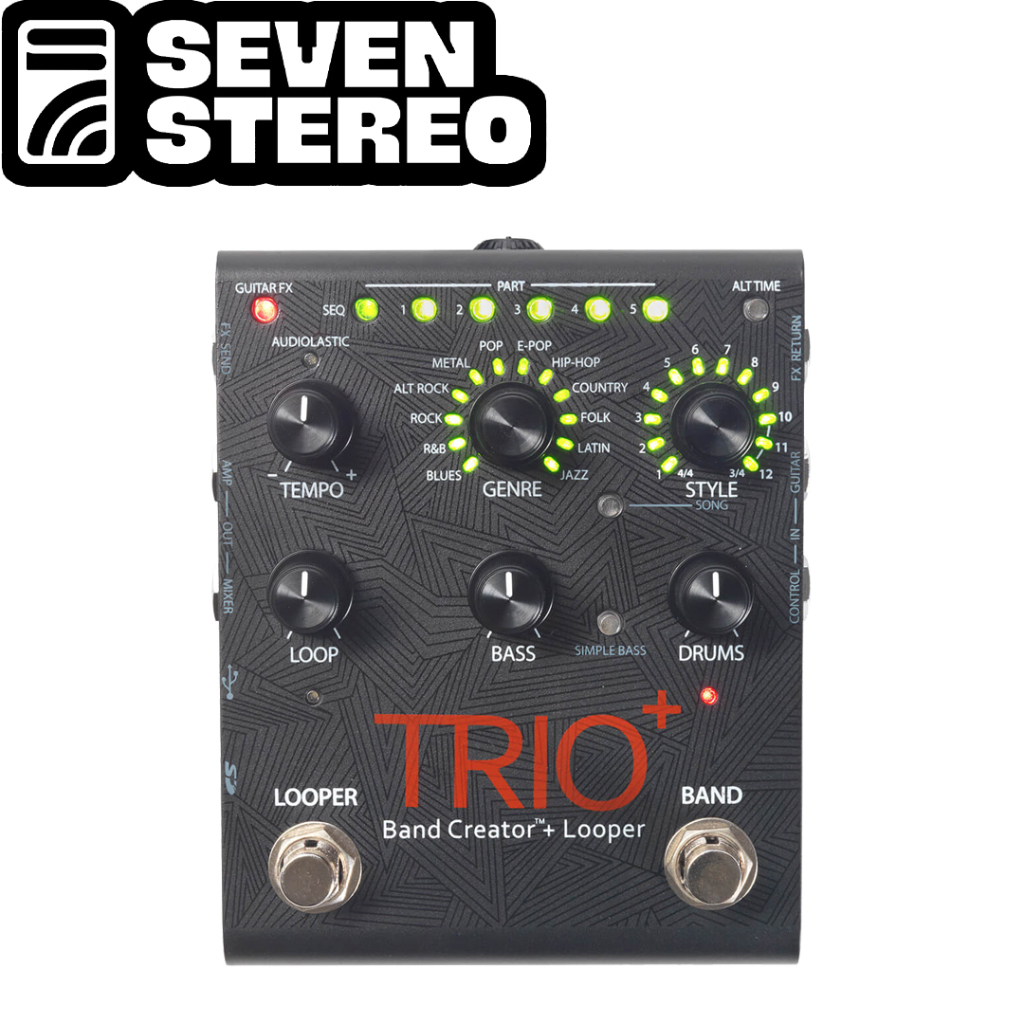 DIGITECH Trio Plus Band Creator + Looper Pedal