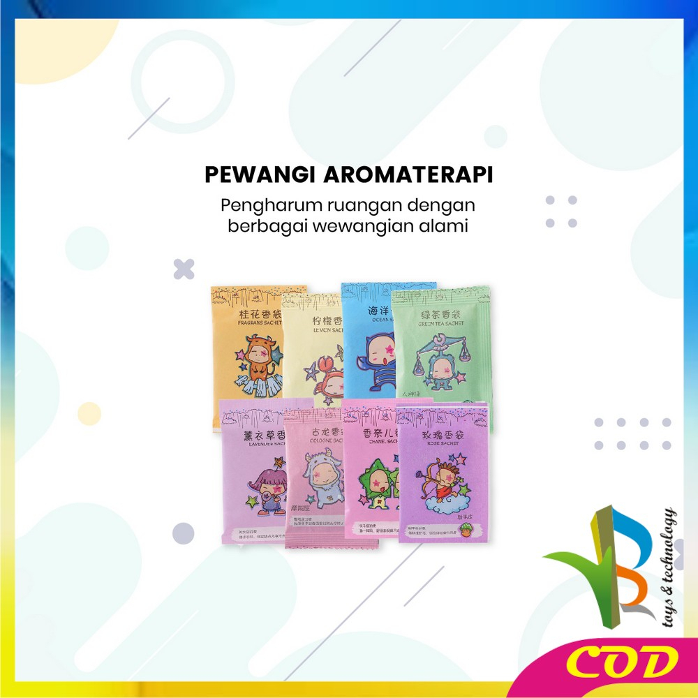 RB-C835 Pengharum Ruangan Sachet Pewangi Ruangan Aromaterapi / Parfum Ruangan Saset Mini Pewangi Lemari Pakaian / Pewangi Mobil / Pewangi Mini Ruangan