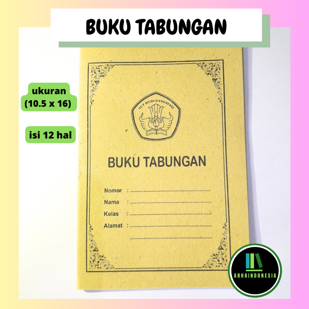 

Buku Tabungan Anak Sekolah (tut wuri handayani) isi 10 buku