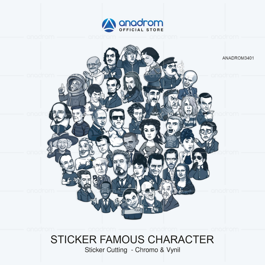 

Sticker Famous Aesthetic | Sticker Laptop Aesthetic | Anadrom 3401