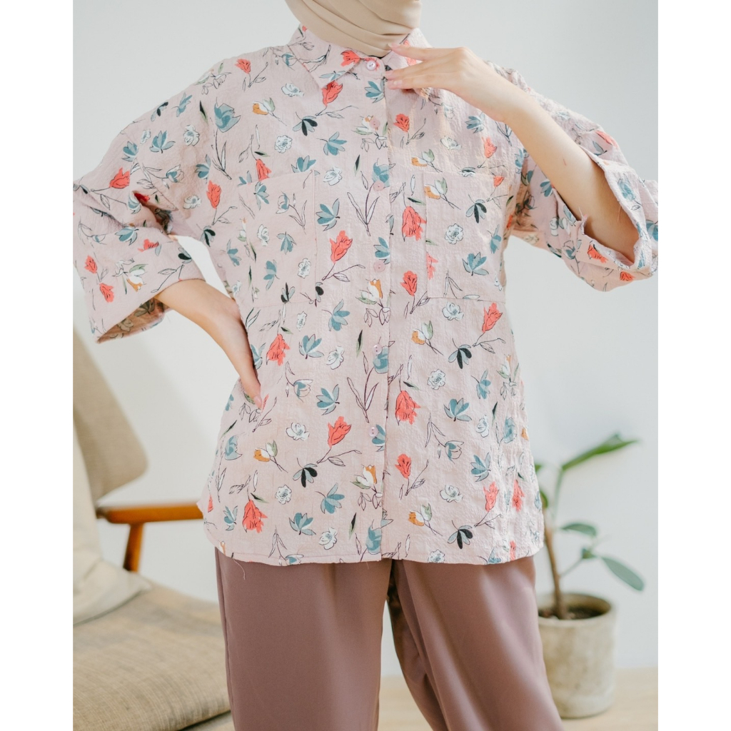 Myrubylicious NATIYA SHIRT KODE KS2485 | SHIRT | KEMEJA WANITA | KEMEJA LENGAN PANJANG