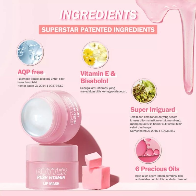 BNB New Packaging! Barenbliss Butter Rush Vitamin Lip Mask