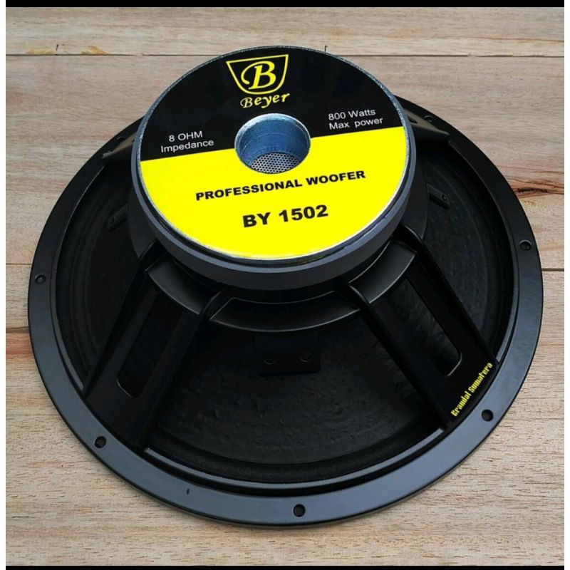 Komponent speaker Beyer by1502. 15" aluminium woofer Component Speaker by 1502 by-1502