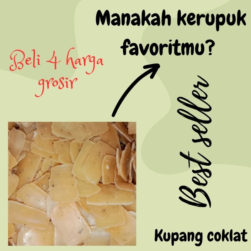 

250gram kupang coklat