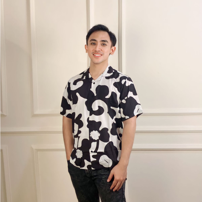 Kemeja Pria wanita Katun Rayon (Oversize)