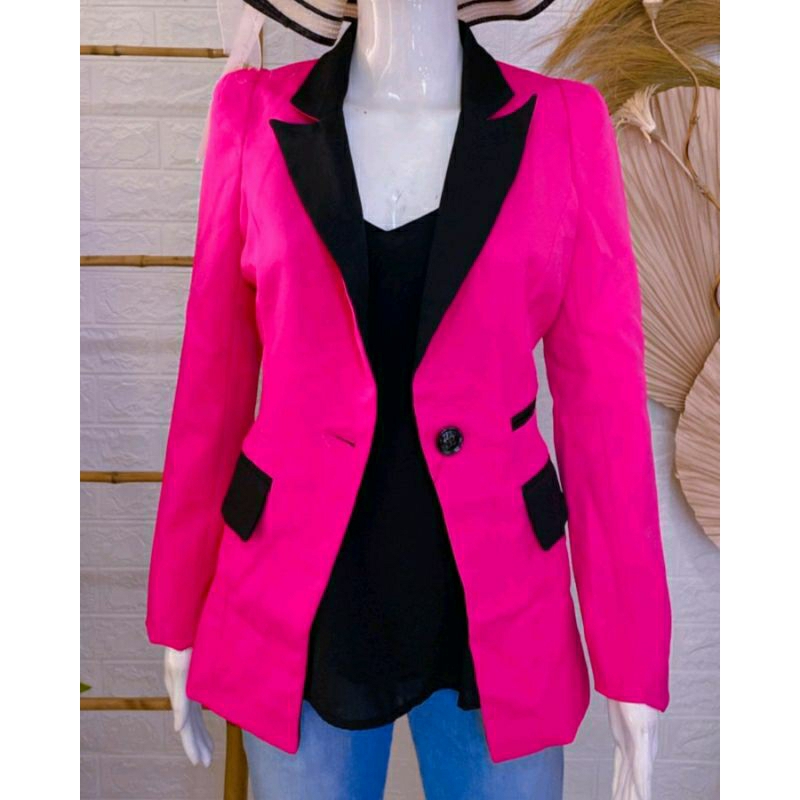 Blazer Fushia Buy 1 get 1 blazer Hitam