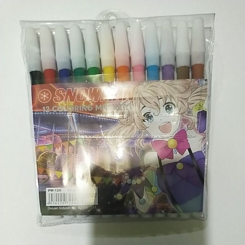 

Spidol Snowman 12 warna