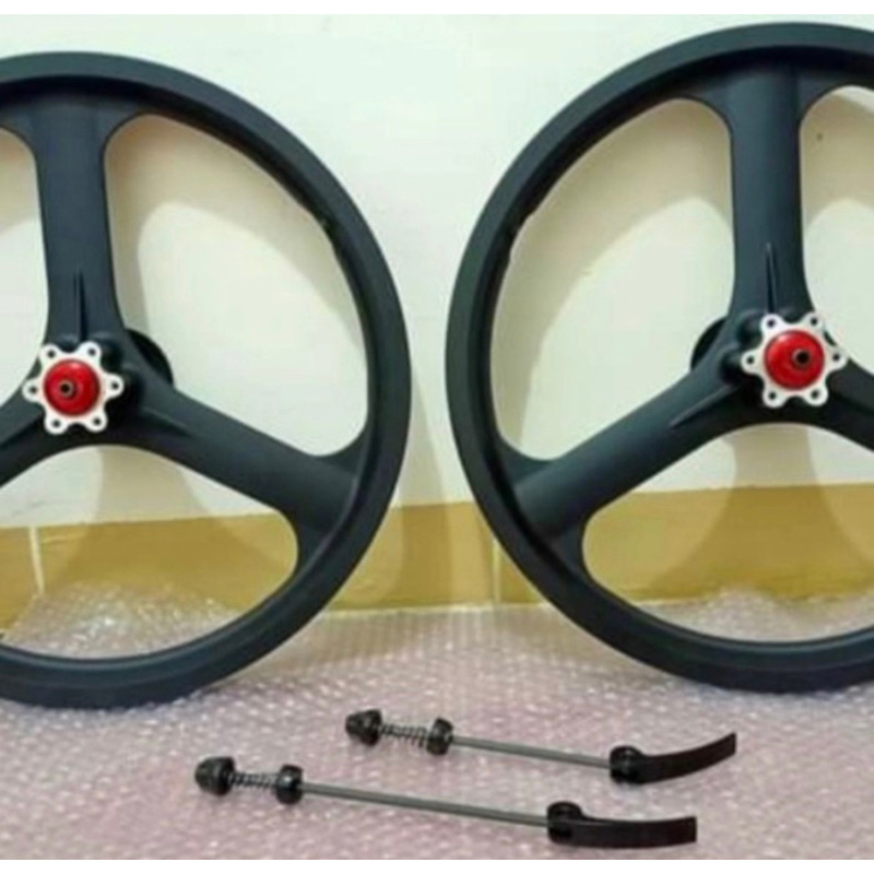 wheelset 3spoke 16 349 trispok spoke magnesium no carbon for gust troy