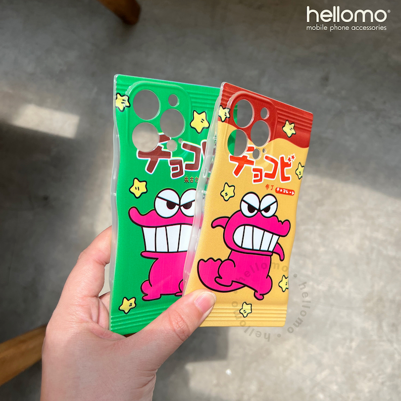 Case Candy Chocobi iPhone Motif Snack Chocobi Case iPhone Softcase Lucu Case Bentuk Snack Case iPhone 14 Pro Max
