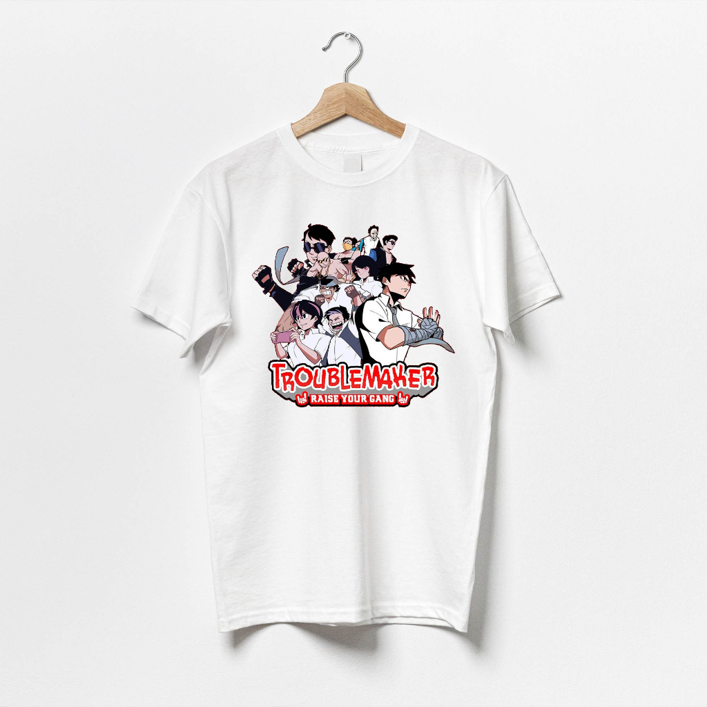 Kaos Tshirt Troublemaker Rise Your Game