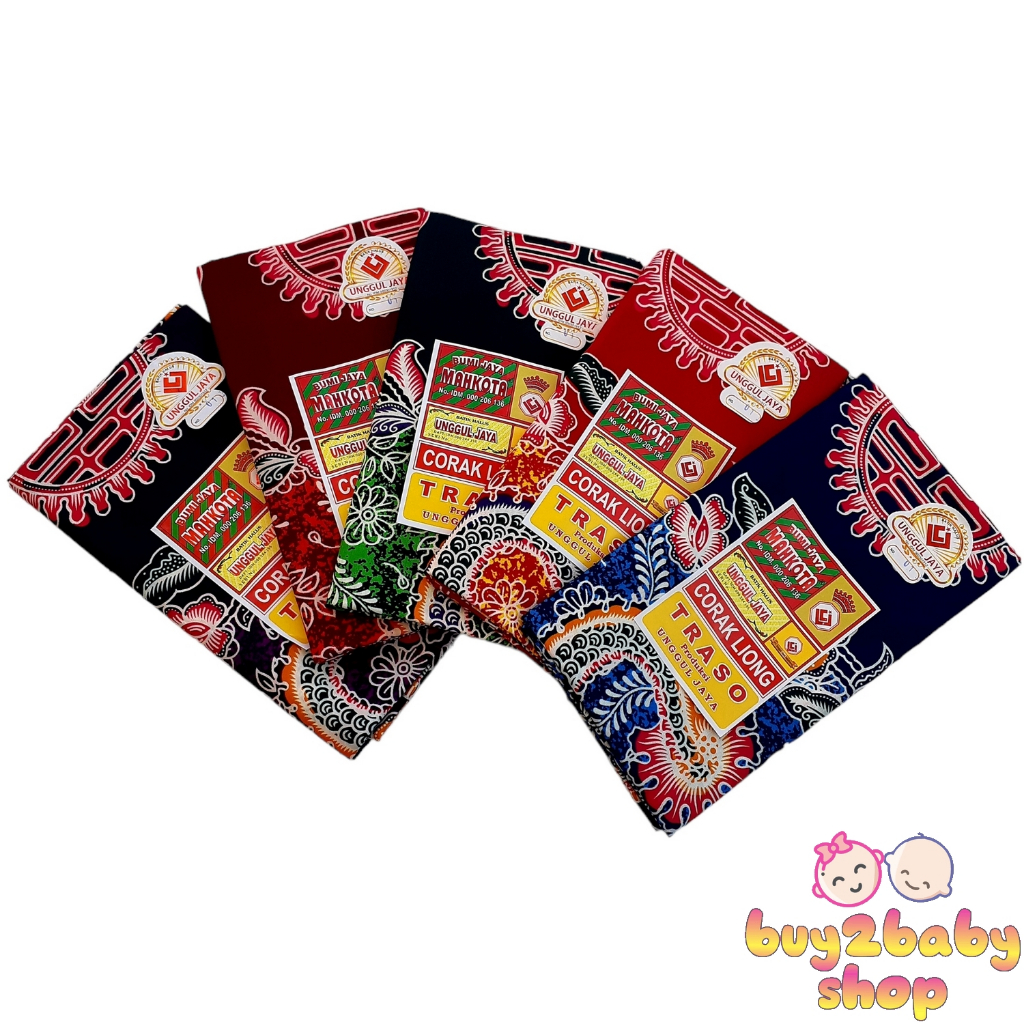 Kain Gendongan Bayi, kain jarik, kain cukin Batik Mahkota motif Liong