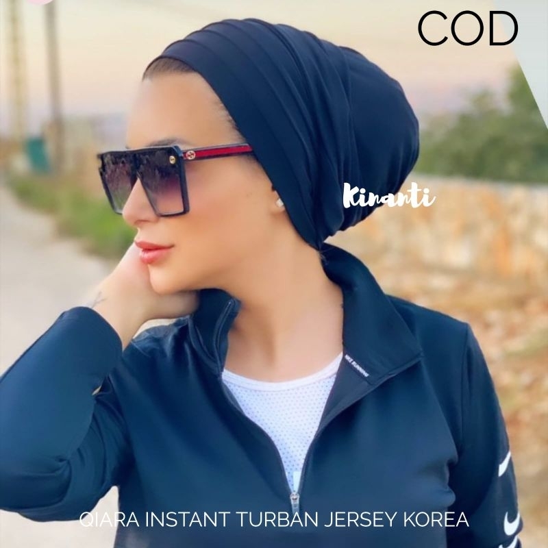 Turban Kinanti - Turban Instan Qiara Jersey Korea Premium - Part 3