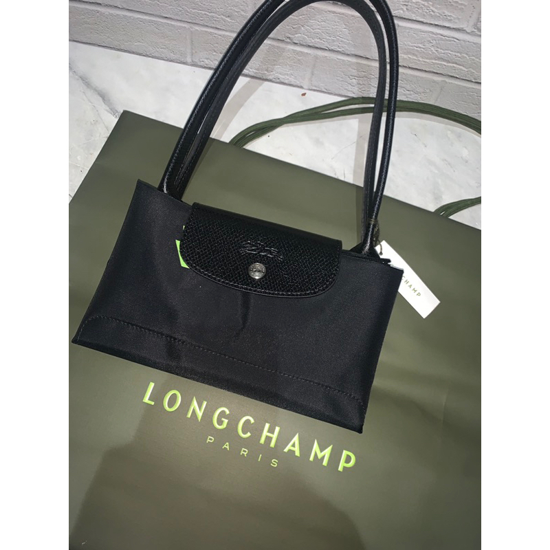 New Longchamp Le Pliage Green Handbag S Original Butik
